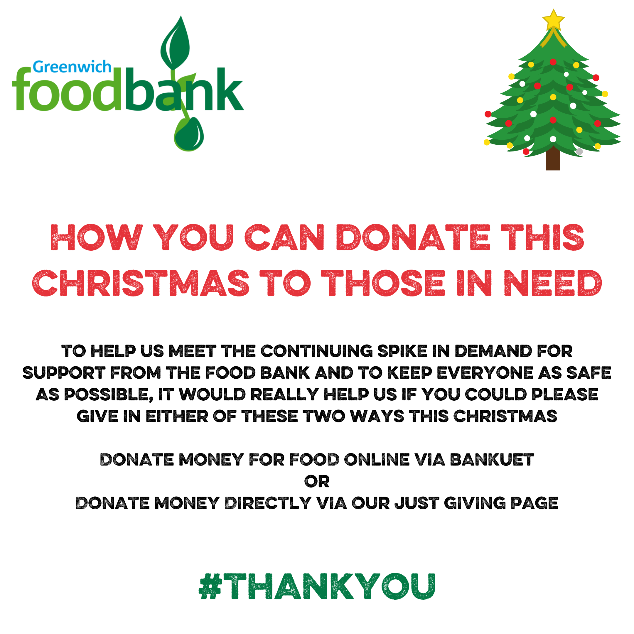 Donations this Christmas | Greenwich Foodbank